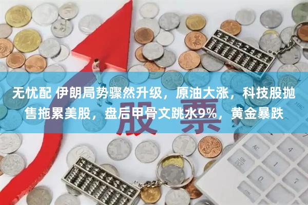 无忧配 伊朗局势骤然升级，原油大涨，科技股抛售拖累美股，盘后甲骨文跳水9%，黄金暴跌